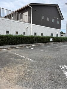 おうぎの森保育園の駐車場