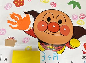 にじいろくらぶの手形アート