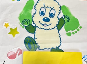 2024年７月の足形アート