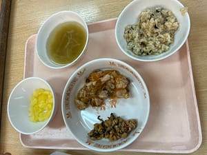 こども用のおうぎランチ