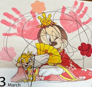3月の手形アート